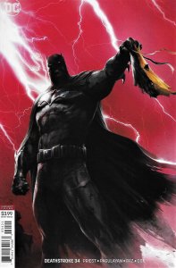 Deathstroke (3rd Series) #34A FN ; DC | Francesco Mattina Variant Batman