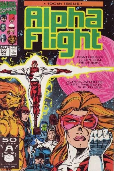 Alpha Flight (1983 series)  #100, VF+ (Stock photo)