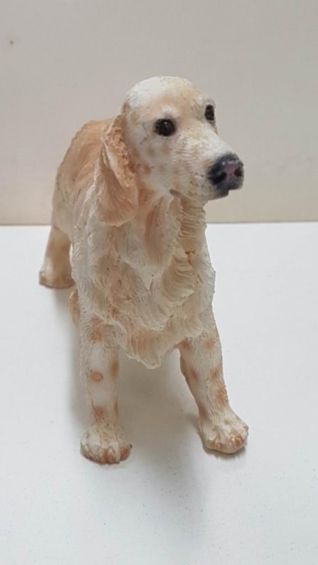 Figura de perro resina: Cocker Spaniel de 8.5x11 cm