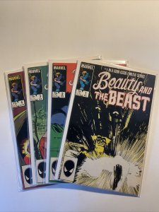 Beauty And The Beast 1-4 Lot Run Set Near Mint- Nm- 9.2 Marvel