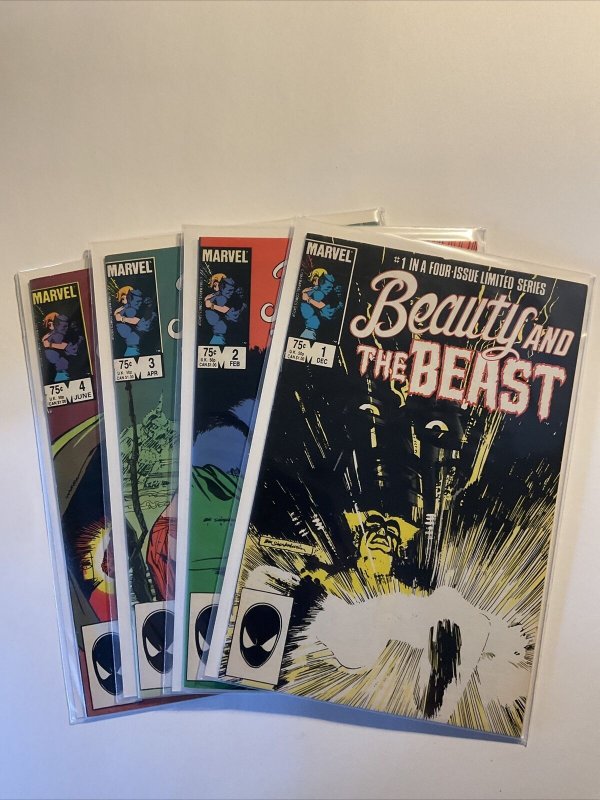 Beauty And The Beast 1-4 Lot Run Set Near Mint- Nm- 9.2 Marvel