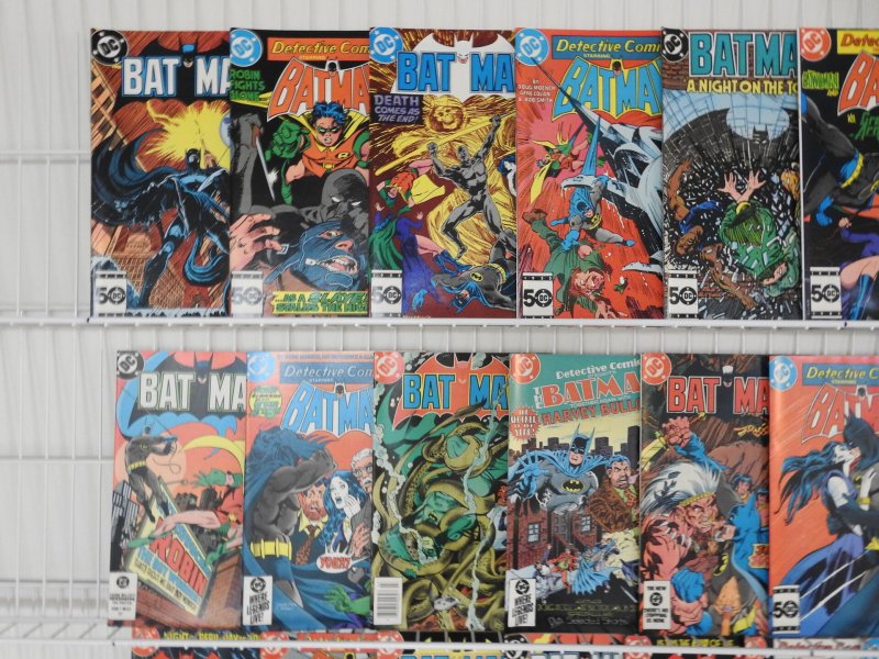 Huge Lot (60) Bronze/Copper Batman Comics W/Keys!! #386, #358+ See Description!!