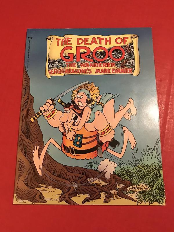 Death of Groo the Wanderer 2nd Print 1987 Epic Graphic Novel