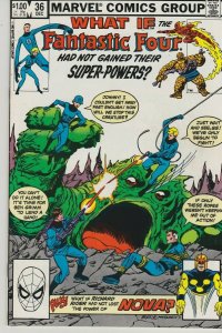 What If #36 Fantastic Four Marvel Comics