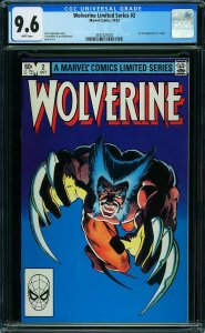 WOLVERINE LIMITED SERIES #2 CGC 9.6 NM+ 1st Solo Title Frank Miller