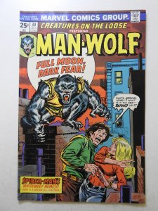 Creatures on the Loose #30 (1974) 1st Solo Man-Wolf! MVS Intact! VF- Condition!