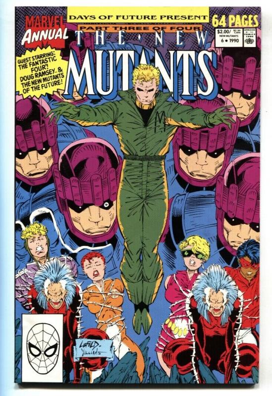 New Mutants Annual #6 1st X-Force comic book 1990 