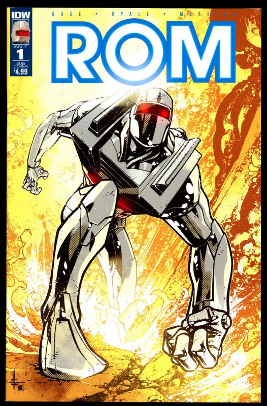 ROM #1 (2016) ZACH HOWARD VARIANT COVER IDW PUBLISHING  