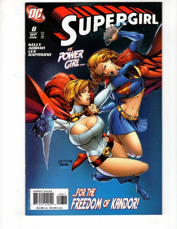 Supergirl #8 (2006)  POWER GIRL Appearance !!!!! / ID#10