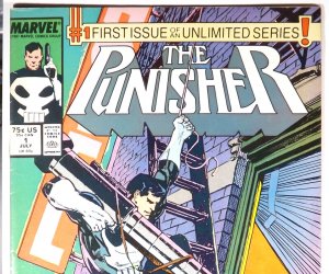 PUNISHER #1 VF+ 1987 1st Solo Ongoing Series Marvel Comics MCU 