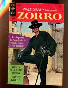 WALT DISNEY PRESENTS ZORRO #7 - ALEX TOTH ART (6.0) 1967