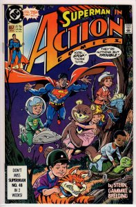 Action Comics #657 Direct Edition (1990) 9.4 NM