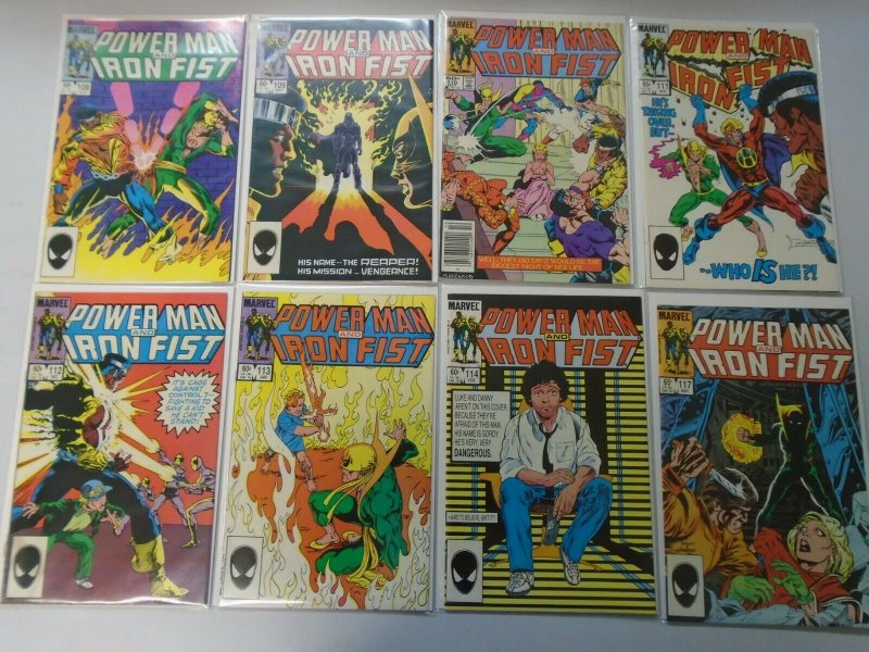 Power Man Iron Fist lot 35 different from #77-125 last issue avg 8.0 VF (1982-86