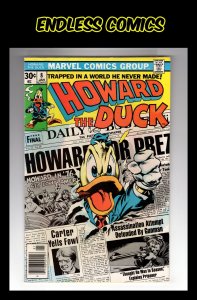 Howard the Duck #8 (1977) HOWARD FOR PRESIDENT  / HCA6