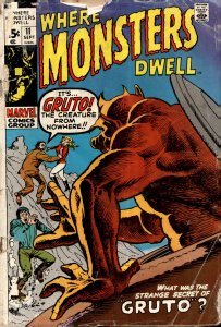 Where Monsters Dwell #11 (1971) Gruto