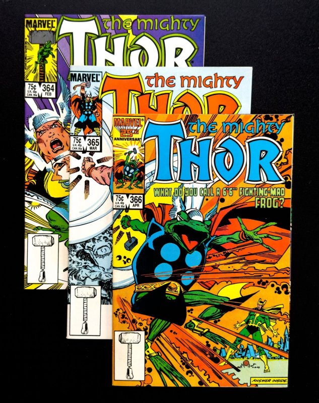 Thor #364 -366 - [Lot of 3bks] [KEY] Throg Arc in - NM