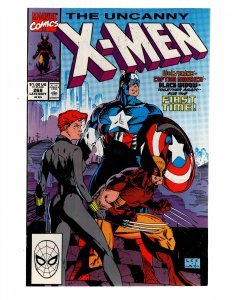 The Uncanny X-Men #268 (NM-) 1990 Jim Lee CAPT AMERICA BLACK WIIDOW / ID#744