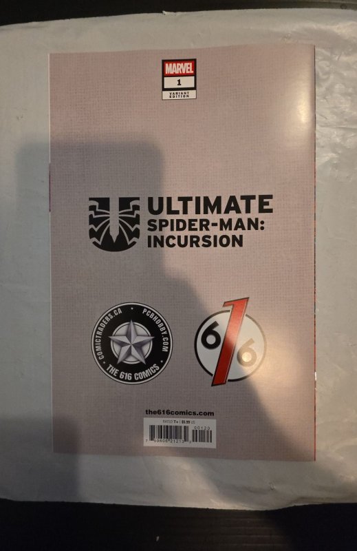 Ultimate Spider-Man Incursion #1 2025 Tyler Kirkham Virgin Ltd 1000 Signed