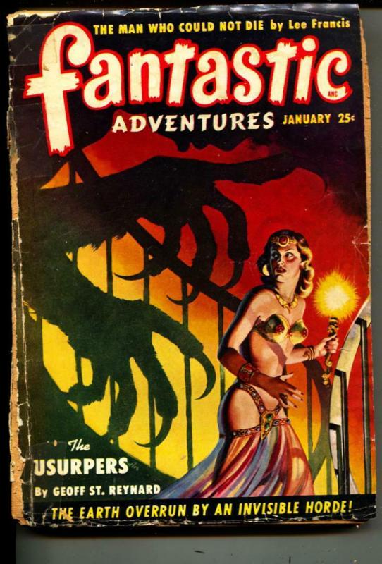 Fantastic Adventures-Pulp-1/1950-Geoff St. Raynard-Berkeley Livingston