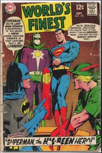 World's Finest Comics #178 (1968) Superman and Batman and Robin [Key Issue]