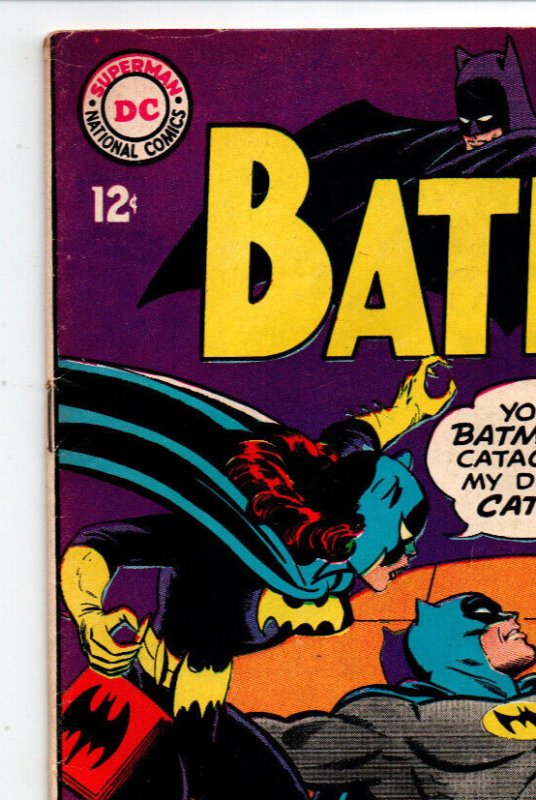 Batman #197 - Batgirl vs Catwoman - 1967 - FN/VF 