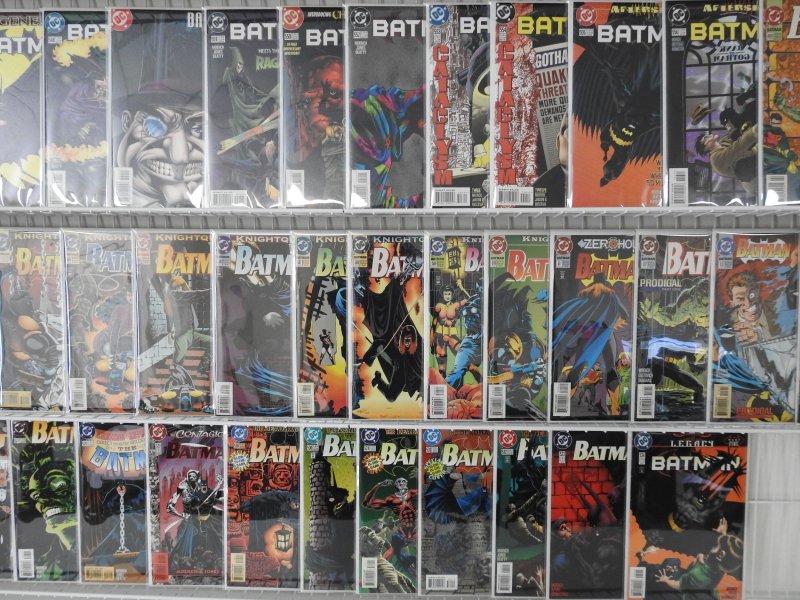Huge Lot of 110+ Comics W/ ALL BATMAN COMICS!!! Avg. VF+ Condition!