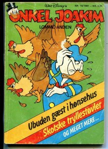Onkel Joakim #16 1981-Disney-Danish-Uncle Scrooge-Carl Barks-Mickey Mouse-VG