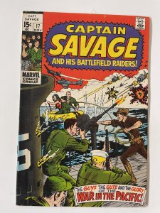 Captain Savage #17 - Fn  (1969)