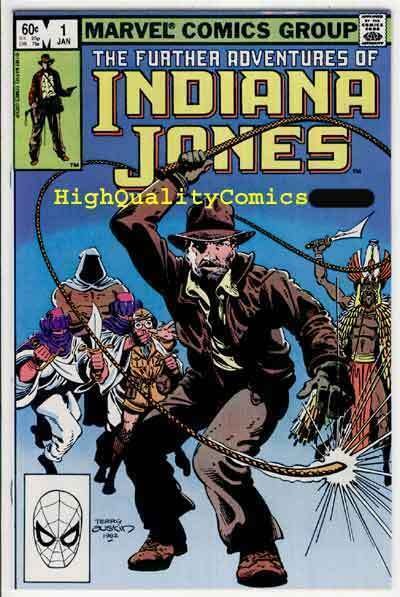 INDIANA JONES #1, NM, Terry Austin, John Byrne, 1983, Further Adventures of ...