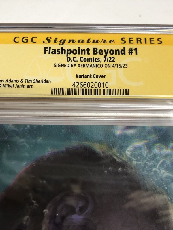Flashpoint Beyond (2022) #1 (CGCSS 9.8) Signed By Xermanico On!