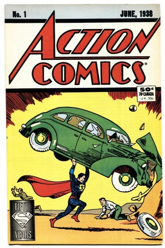 ACTION #1 1988 comic book -1st SUPERMAN REPRINT