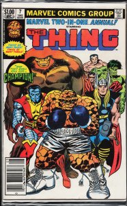 Marvel Two-in-One Annual #7 (1982) The Thing [Key Issue]