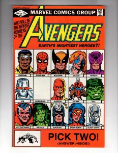 The Avengers #221 (1982) New Members to Team - Bronze Marvel / MC#39