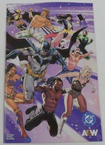 DC X AEW #1-2 VF/NM complete series 1st Prints - All Elite Wrestling Batman ; DC