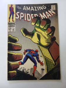 The Amazing Spider-Man #67 (1968) VG+ condition moisture damage