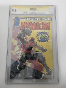 Mayhem! #1 CGC 9.8! Signed by Tyrese Gibson! Convention Edition!