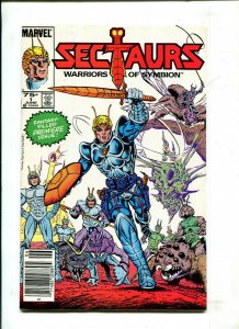 SECTAURS: WARRIORS OF SYMBION (7.5) FANTASY FILLED PREMIERE ISSUE! 1985!