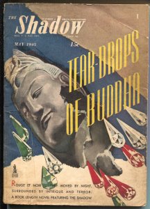 PULP:  Shadow 5/1945-Street & Smith-Tear-Drops Of Buddha-hero pulp-VG