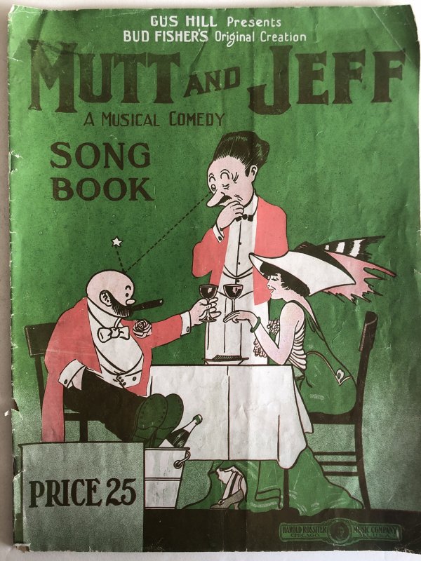 Mutt and Jeff song book(1914)no rear cover