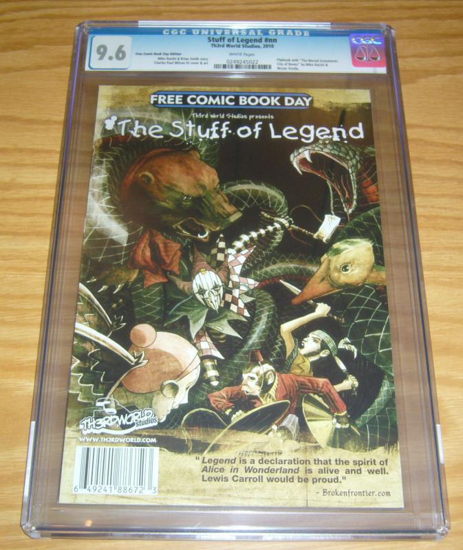 Stuff of Legend 2010 CGC 9.6 mike raicht - brian smith  th3rd world studios fcbd