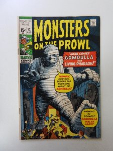 Monsters on the Prowl #12 (1971) VG+ condition