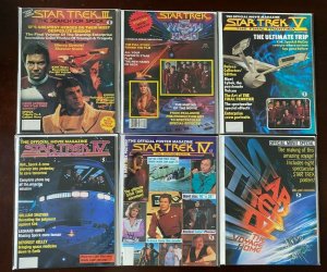 Star Trek Movie Magazines lot 7 diff 8.0 VF