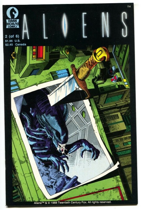 Aliens #2 3rd print 1989 Dark Horse comic book-