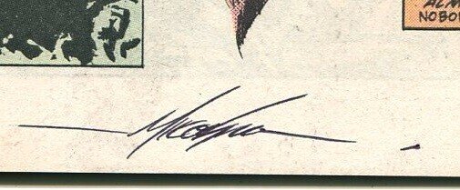 John Sable, Freelance #5 1984-First-Mike Grell signed splash page-origin-VF/NM
