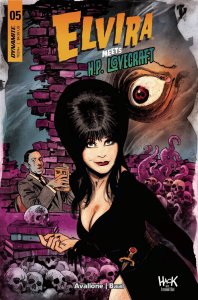 Elvira Meets HP Lovecraft #5 2024 Hack Cover C Dynamite H02