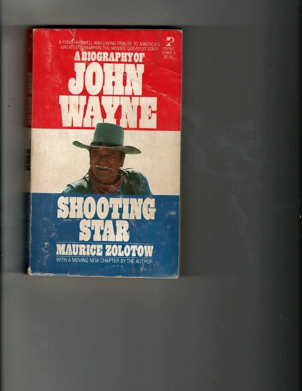 3 Books John Wayne Shooting Star Noman Barnabas Collings Mystery Biography JK14