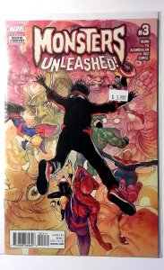 Monsters Unleashed! #3 2017 Ms. Marvel Spider-Man Nova Captain Marvel Comic