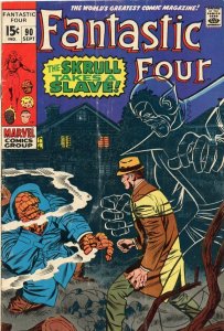 Marvel Fantastic Four #90 (1969)Comic Book Grade VG- 3.5