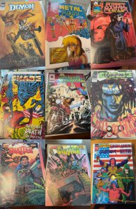 Lot of 9 Comics (See Description) Shatter, The Demon, Metal Bikini, Puppet Ma...