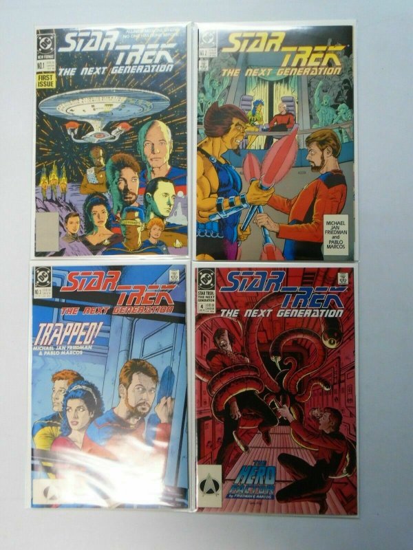 Star Trek The Next Generation (2nd Series) Set:#1-4, Average 8.0/VF (1989)